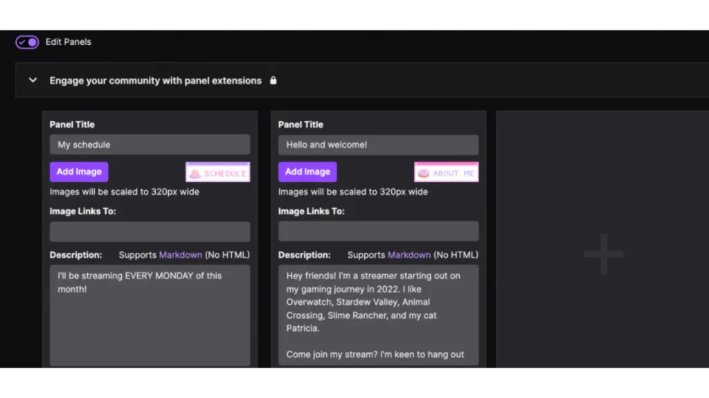 Improve Your Twitch Description with Graphics