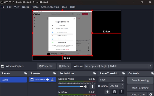Connect your OBS to TikTok