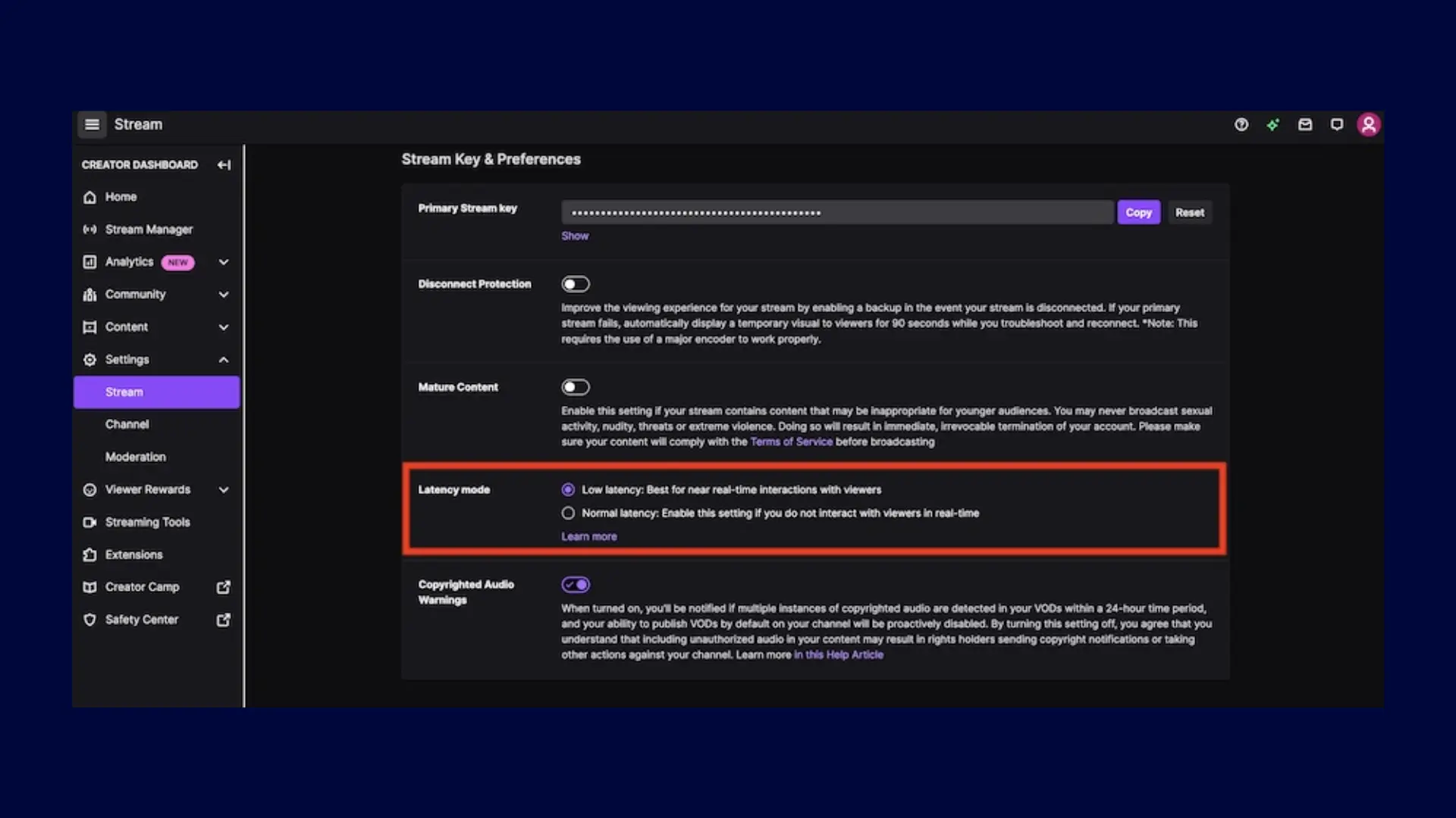 Simple Steps To Enable or Disable Low Latency Mode