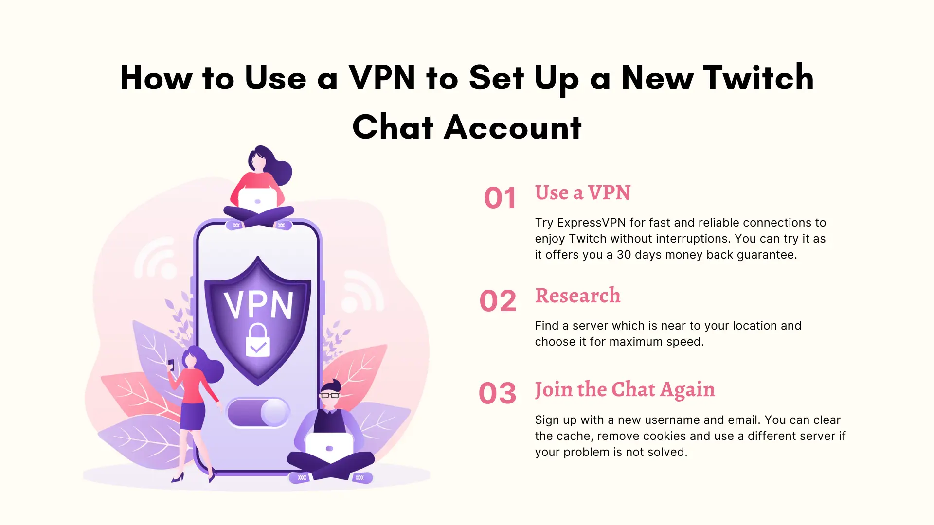 How to Use a VPN to Set Up a New Twitch Chat Account