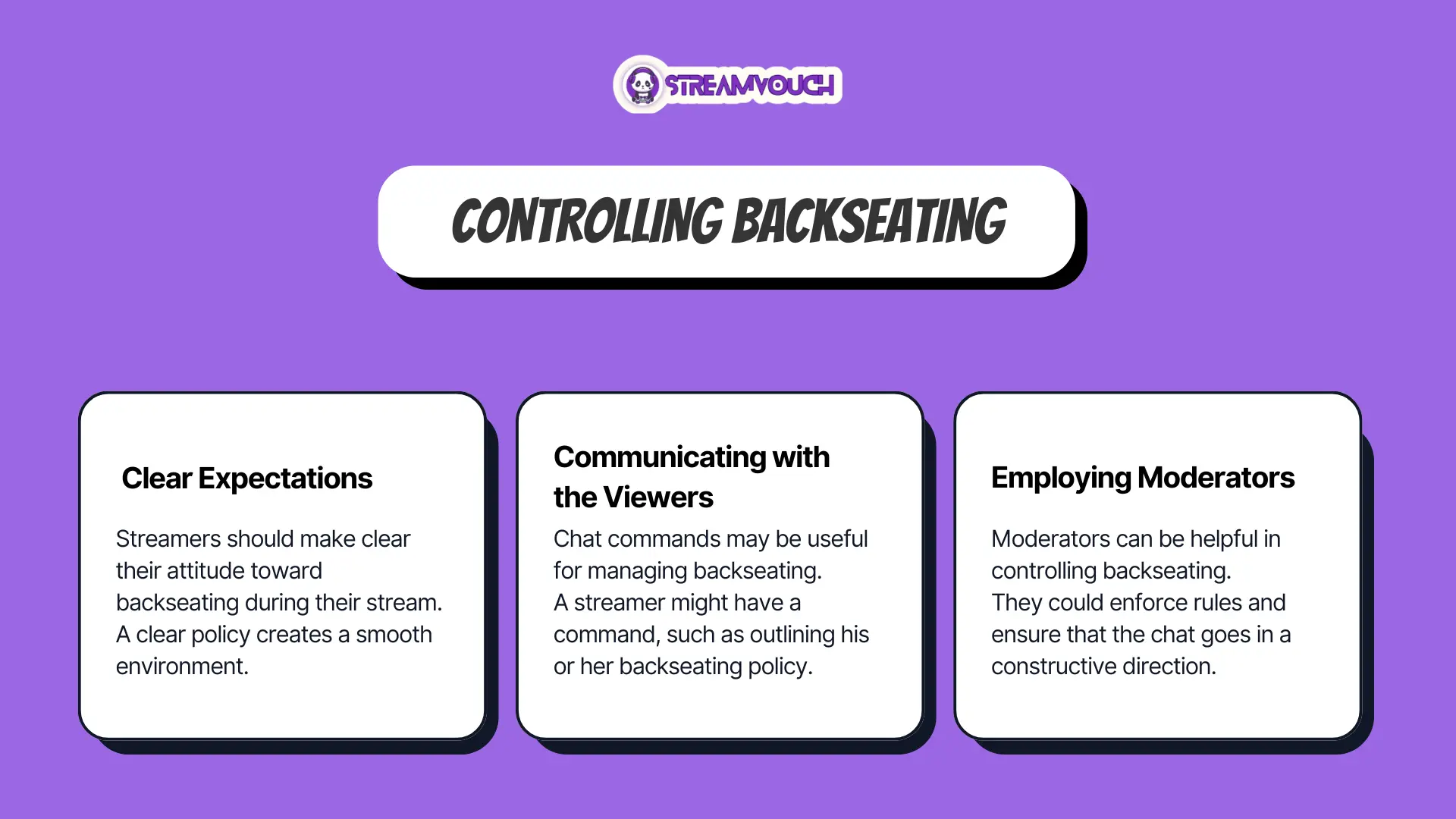 Controlling Backseating