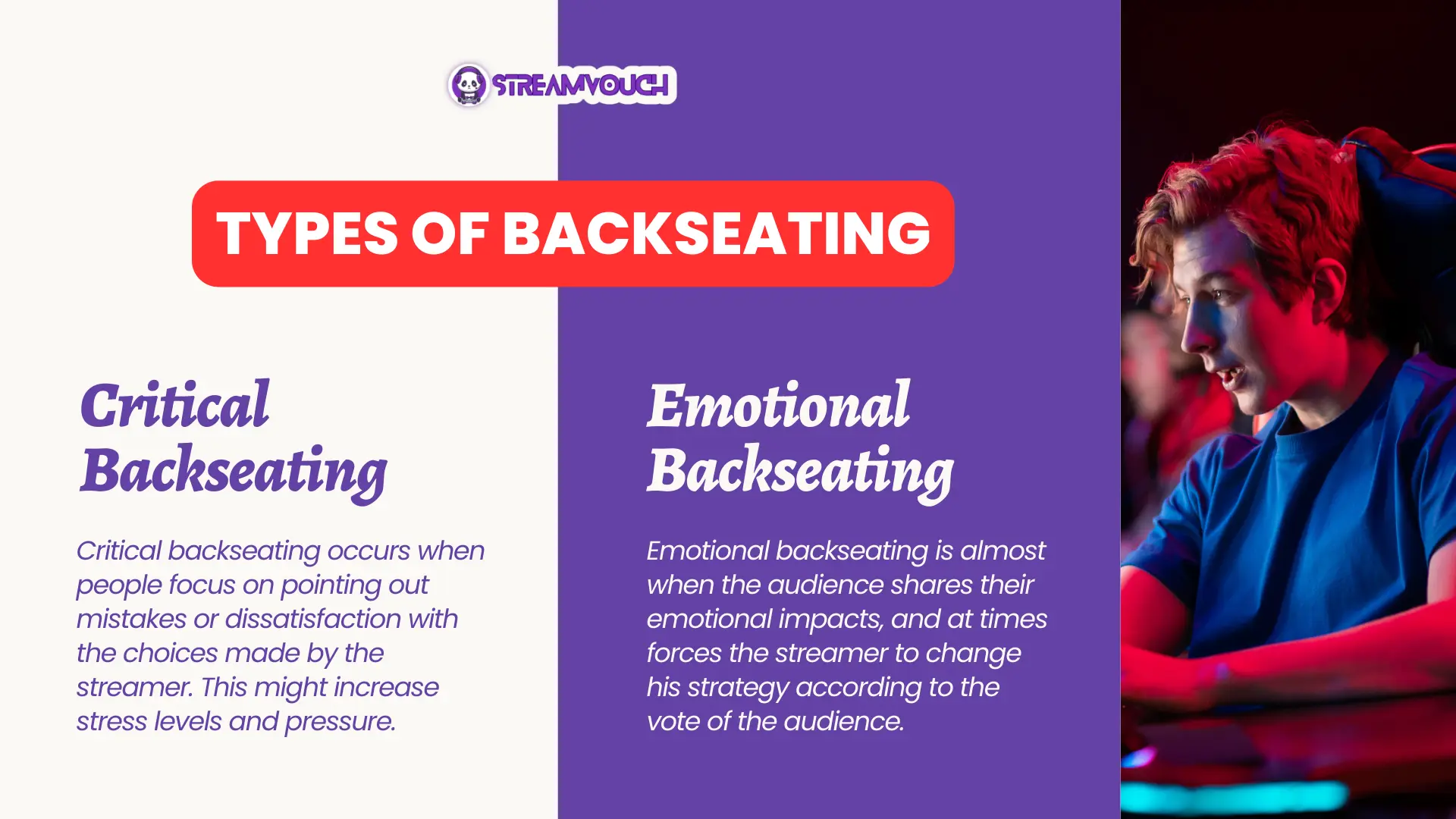 Types of Backseating