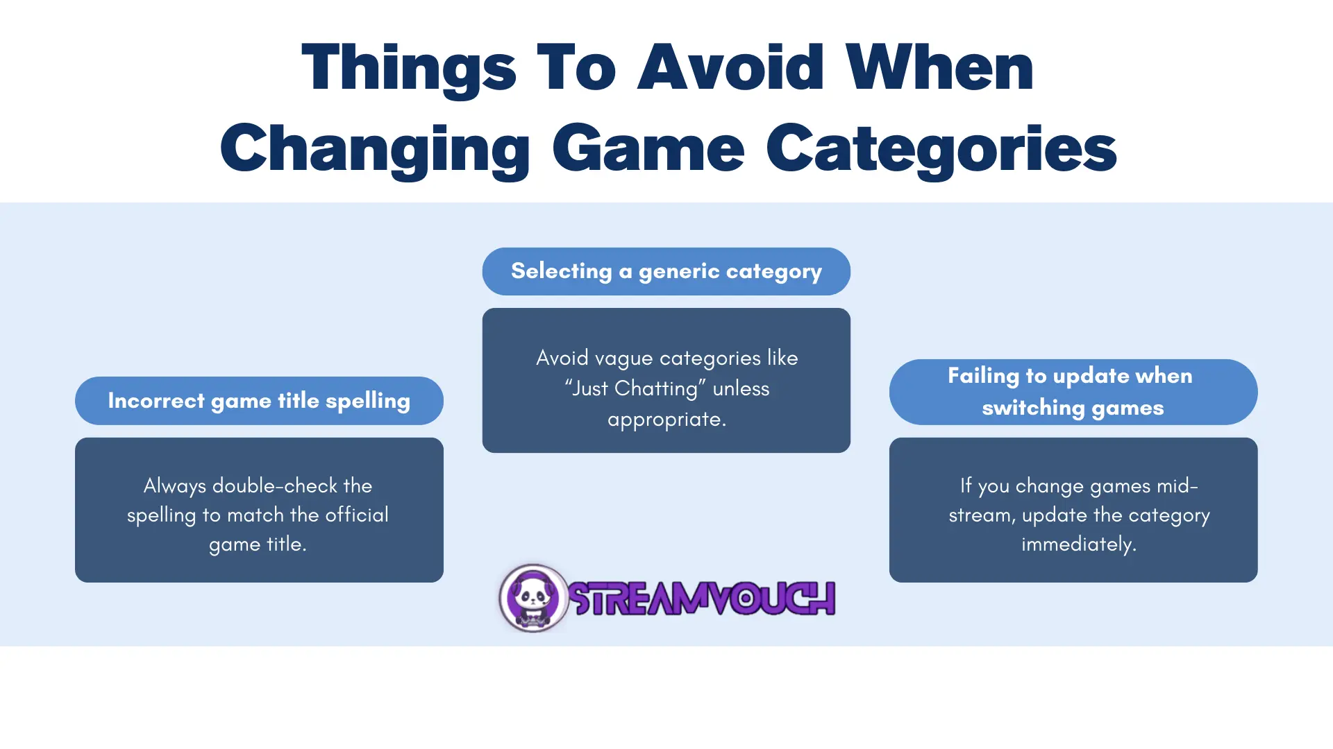 How to Change Game Category on Twitch