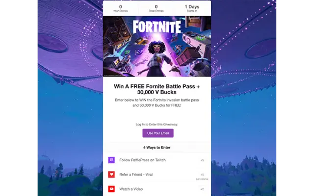 What is a Twitch Giveaway