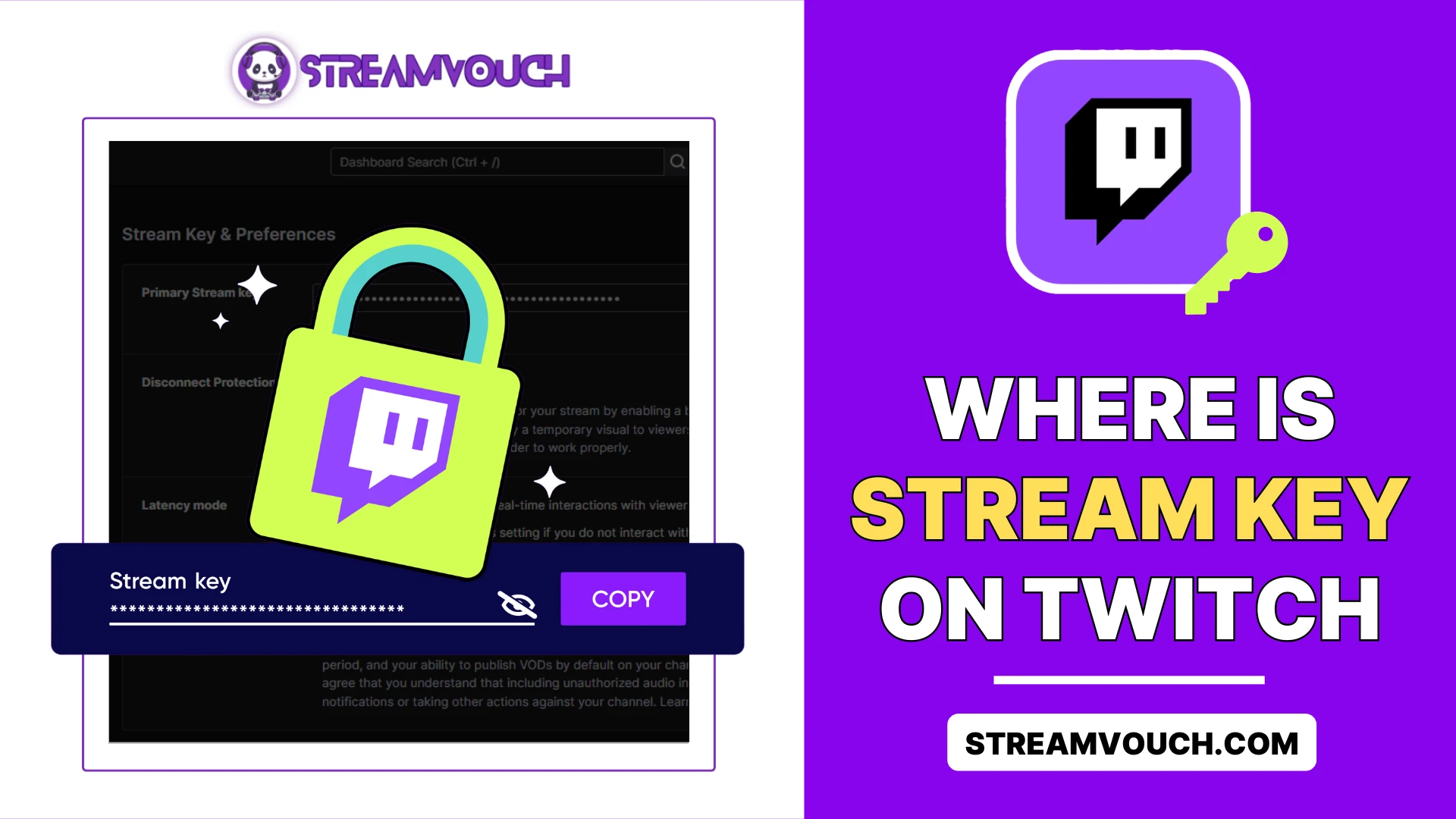 Where is Stream Key on Twitch